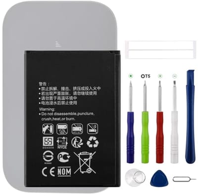 Vervangingsbatterij voor Huawei R216 E5573 E5577 Router - 1500mAh Li-ion met Gereedschap