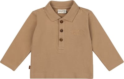 Frogs and Dogs - Piqué Polo LS | Natural - Katoen - Maat 68
