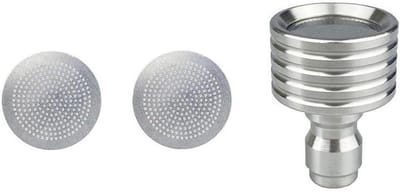 Hogedrukreiniger Mondstuk - Reinigingsaccessoire - Efficiënt Reinigen - Roestvrij Staal - 1/4 Quick Connect - Zilver