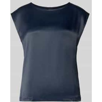 s.Oliver BLACK LABEL - Dames t-shirt - Maat XXL - Vrouwen - MARINE - onbekend materiaal