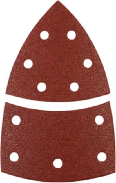 KWB schuurschijf 100 x 62, 93 mm - Korrel 180 - Klittenbandhechting - 496818 - 5 stuks