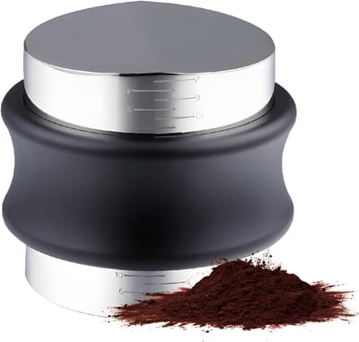 Koffieverdeler Sabotage - Espresso Tool - Perfect Shot - In hoogte verstelbaar - 53.3 mm - Zwart