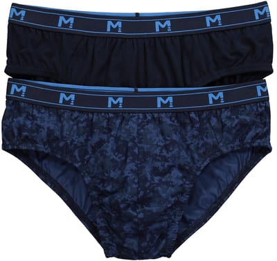 Men Plus - Heren - Slips onderbroeken 2-pack FLEXNAMIC® - Navy blauw - Maat XXL