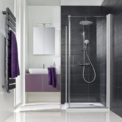 HSK Favorit Nova revolving door for side wall 158080-01-50-R