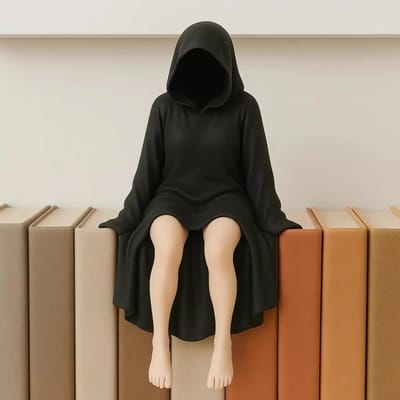 Mooie Halloween Meisje Anime figuur Gotische Zwart Geklede Meisje figuur Mysterieuze Beeld Koningin Figurine Ornament Geest Beeld Jongen cadeau 15CM black
