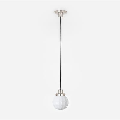 Hanglamp aan snoer Artichoke 20's Matnikkel - Art Deco Trade