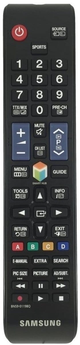 Originele Samsung BN59-01198Q TV afstandsbediening - Geschikt voor alle Samsung Smart televisie