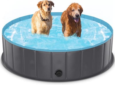 Opvouwbaar hondenzwembad voor grote honden - Antislip kinderbadje 120 x 30 cm