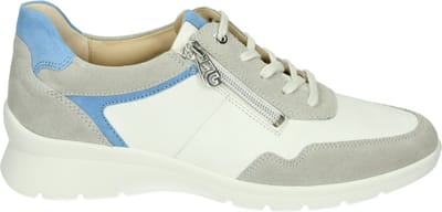 Ganter - 205221 FARA - Lage sneakersDames sneakers - Kleur: Wit/beige - Maat: 38