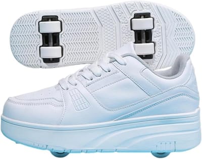 Kindersneakers met Intrekbare Wielen - 2-in-1 Skate Schoenen
