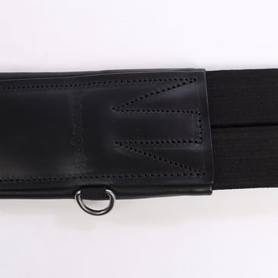 Horsegear Singel Horsegear Hgluxe Leather Zwart