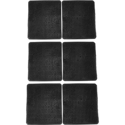 6 Stuks Kip Nestkast Kussens PE Kip Nestkussens voor Hok Kip Eieren Leggen Accessoire Zwart zwart