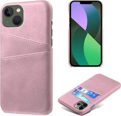 Coverup Hoesje - Geschikt voor iPhone 14 Plus Hoesje - Coverup Dual Card Back Cover - Rose Gold