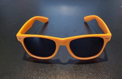 Partybril oranje