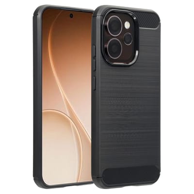 imoshion Hoesje - Geschikt voor Oppo Reno15 Pro (5G) - Brushed Backcover - Zwart
