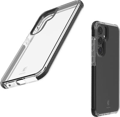 Cellularline Ultra Beschermend Hoesje - Geschikt voor Samsung Galaxy S25 Plus - IDS Technologie & Microban & Shockproof - Transparant