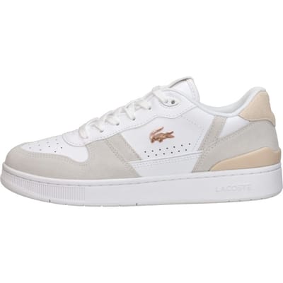 Lacoste T Clip SET - Dames Sneakers - Wit - Roze