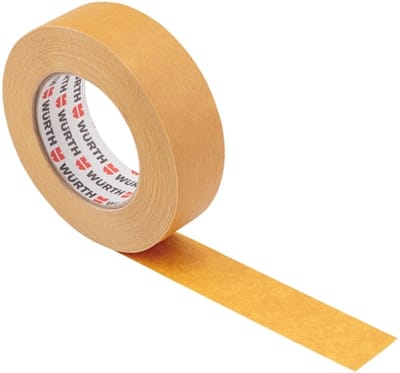 Wurth - Afplaktape, crêpe, hittebestendig - Hittebestendige afplaktape, crêpe +120 °C x 10 st
