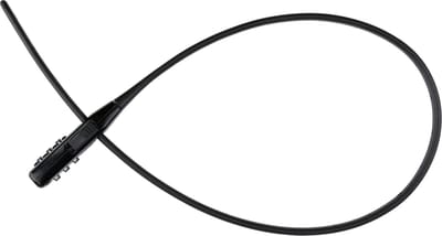Dunlop Fietsslot 53 cm - Cijferslot Voor Fiets, Scooter Aanhanger en Hek - Kabelslot Compact en Lichtgewicht - Kettingslot Met Veilig Codesysteem - Zwart