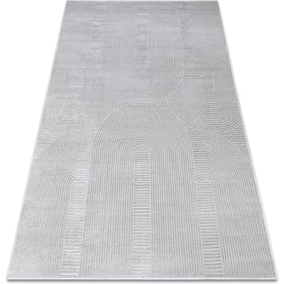 Kleden Rugsx Tapijt BALANCE 9086 grijs - Geometrisch, structure 80x150 cm