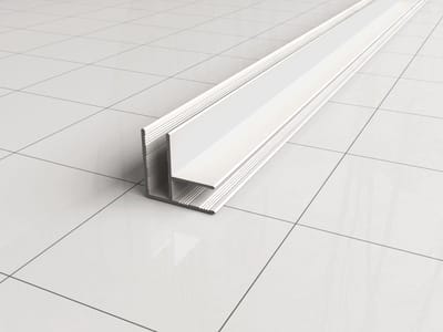 Wiesbaden Comfort hoekprofiel glaswand - Mat Wit