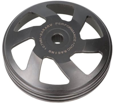 Koppelingshuis Naraku CNC V.2 GY6, Honda, Kymco, Peugeot, Piaggio & Vespa 107mm