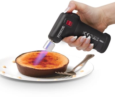Draagbare Keuken- & Werkplaatsgasbrander - Voor Soldeer-, Krimp- en Flamberen [28510]