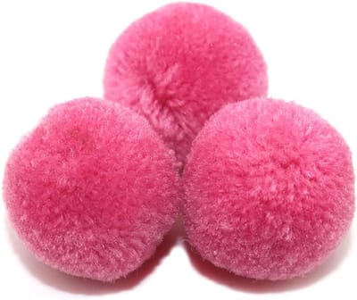 Kleurige Pompoms voor Creatief Gebruik, 50 Stuks van 30 mm voor DIY Projecten, Tafeldecoratie en Feestversiering in Lichtroze