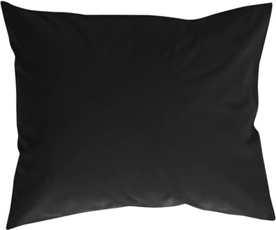 Famanu – Kussensloop in grijszwart - zacht en ademend - geschikt voor kussens van 60 x 70 cm - wasbaar en duurzaam - ideaal voor slaapkamer of bank