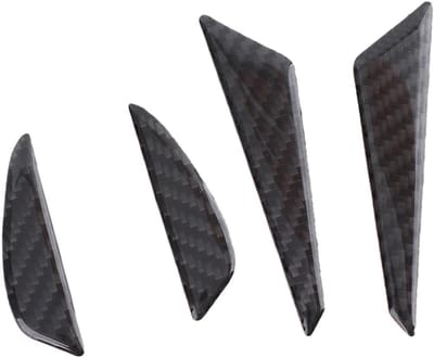 4 Stuks Universele Carbon Fiber Deurrand Beschermstrip - Auto Bumper Bescherming en Trim Cover voor Deuren