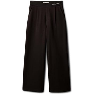 Leggings Calvin Klein Logo Tape Wide Leg Punto Pant - Fashion Wear - Kinderen