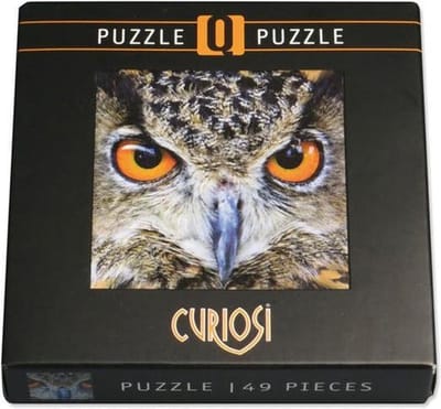 Curiosi Q-puzzel (moeilijke stukjes) - Dier - Uil (66 stukjes)
