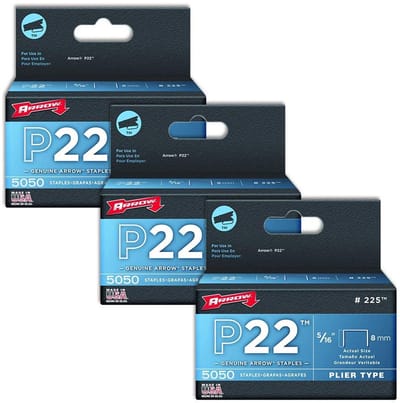Grote Verpakking nietjes, 5/16 inch (8mm), 15.000 stuks