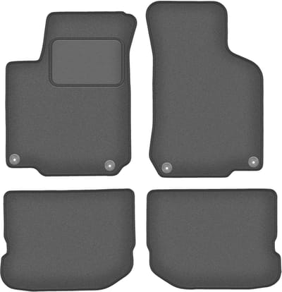 Wielganizator WLG-CARLUX-GRAFIET - Autovloermatten - Grafiet - Perfecte Pasvorm - Duurzaam