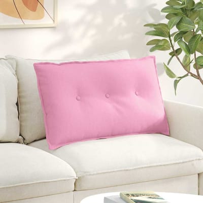 vidaXL - Rugkussen - Roze - 200 - x - 19 - x - 50 - cm - Stof