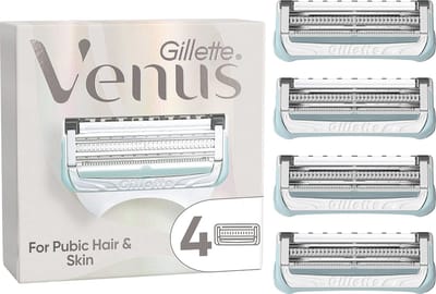 Scheermesjes voor dames - 4 stuks met precisietrimmer en irritatiebescherming