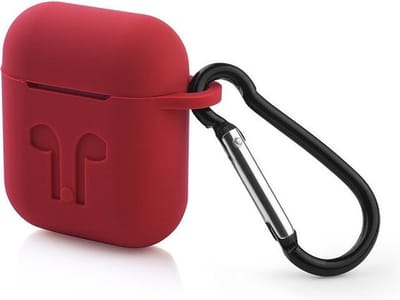 Siliconen hoesje voor Apple AirPods - Rood