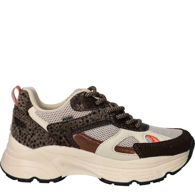 POSH by Poelman Sneakers - Meisjes - Bruin - Maat:32