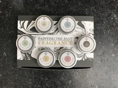 Painting the past fragrance gift set met 6 melttins - wax melts in blikje - melts