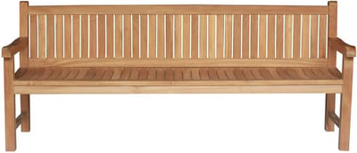 Balmoral Teak Tuinbank - 200 cm - Royale 4 à 5-Zits Parkbank - Massief FSC Teakhout