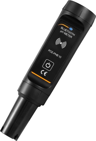 PH-meter PCE-PHB 10 speciaal voor buitengebruik - Meetbereik -2,0 ... 20,0 pH - Bluetooth interface