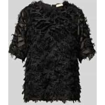 Blouseshirt met siergarnering model 'VILLA'