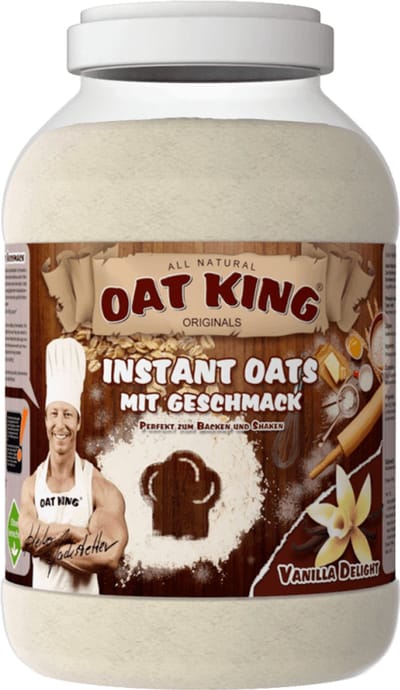LSP Oat King Instant Flavoured Oats (4000g) Vanilla - Functionele voeding - Supervoeding