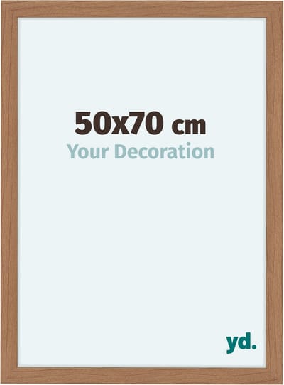 Your Decoration - Fotolijst 50x70 cm - MDF - Notenhout Licht - Como