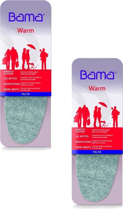 Bama Inlegzool Felta Grijs - Schoenonderhoud - 2 x 36