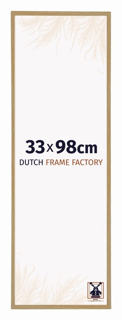 Fotolijst 33x98 cm - Kunststof - Beuken Licht - Easy