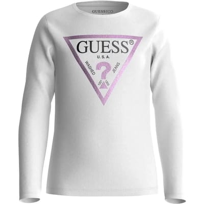 Meisjes-T-shirt met lange mouwen Guess Core