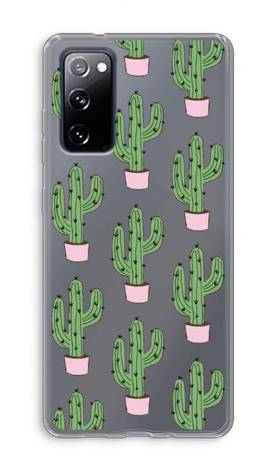 Case Company® - Hoesje geschikt voor Samsung Galaxy S20 FE / S20 FE 5G hoesje - Cactus Lover - Soft Cover Telefoonhoesje - Bescherming aan alle Kanten en Schermrand