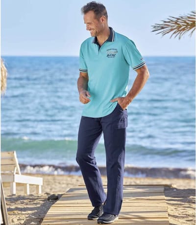 ATLAS FOR MEN - Cargobroek Season relax - Heren - Verkrijgbaar in grote maten - M