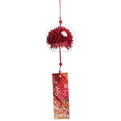 1 stuks Windgong Japanse Windgongen Handgemaakt Glas Keuken Kantoor Decor Japans Kamerdecor Voor Huisdecoratie Feest